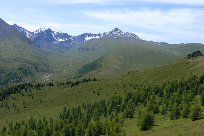 Алтайские горы на пути к Белухе