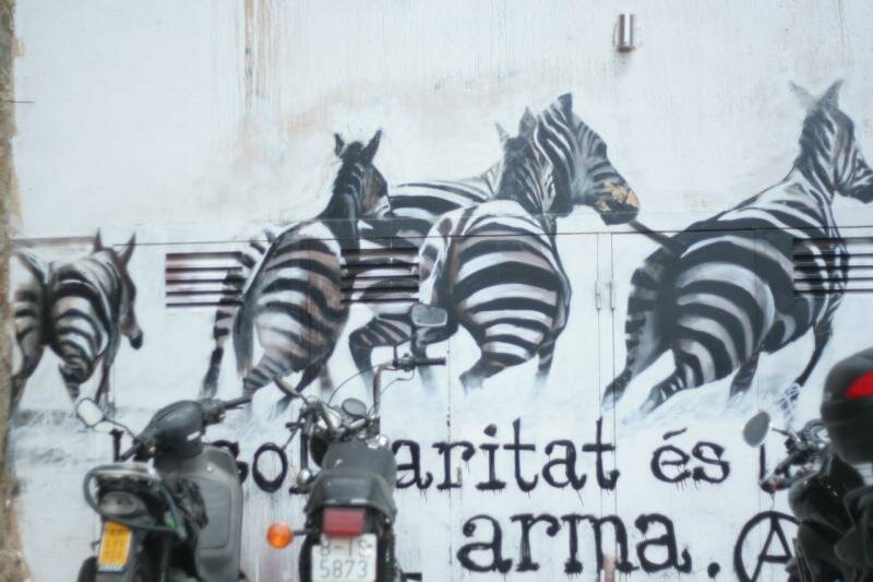 Уличное искусство очень популярно в Испании