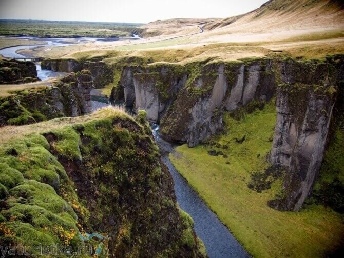Каньон Фьядрарглйуфур, Исландия